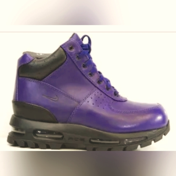 Nike Air Max ACG Goadome Kids Boots Shoes Size 7C Purple Black - Picture 2 of 14